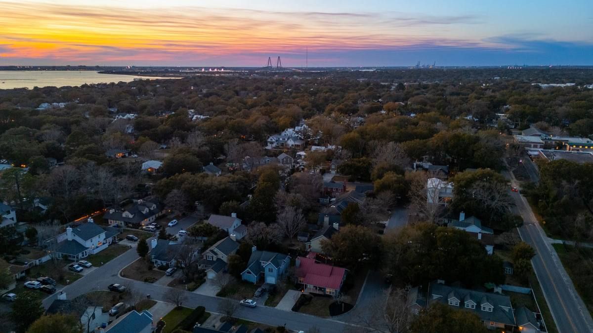 Ravenel Bridge at sunset